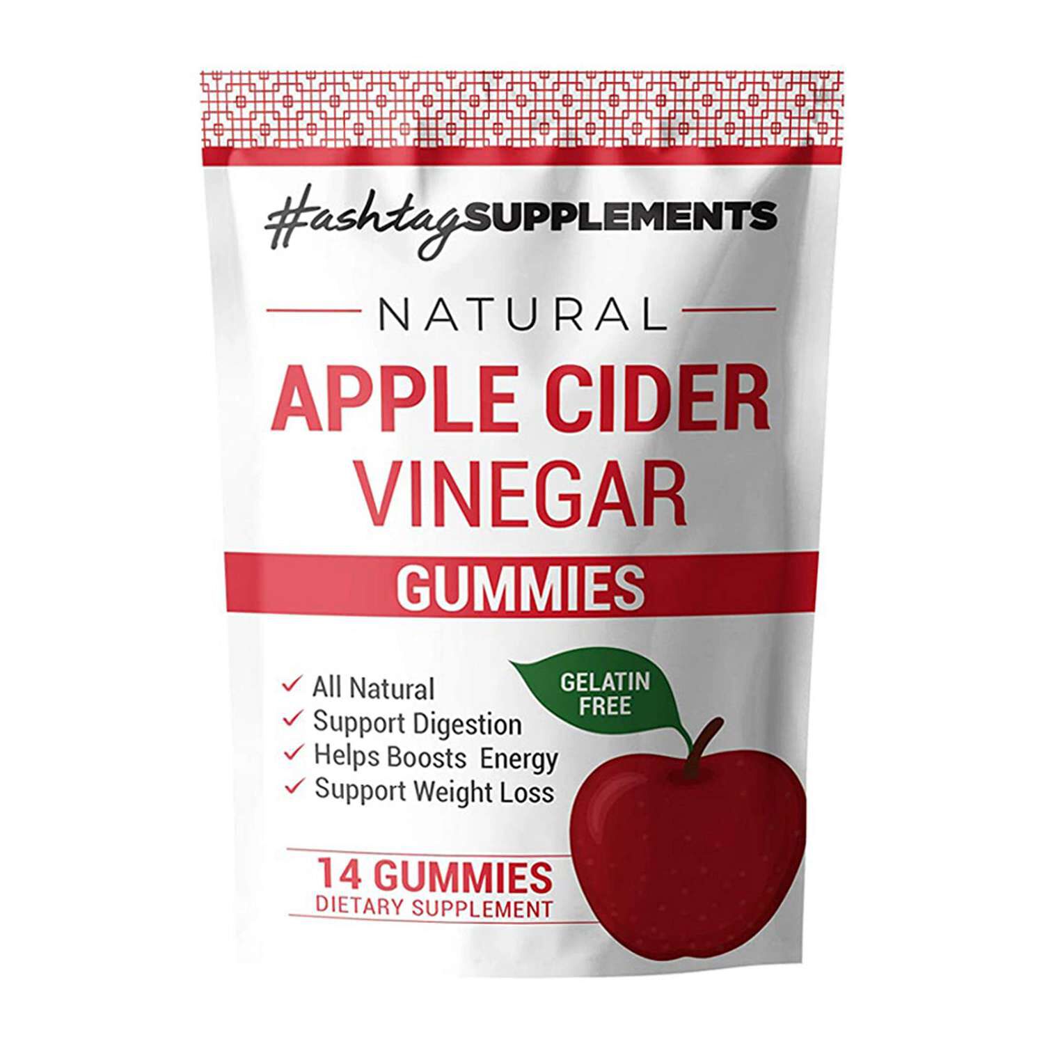 Apple Cider Vinegar Gummy - 14 Gummies (14 Servings) | GNC